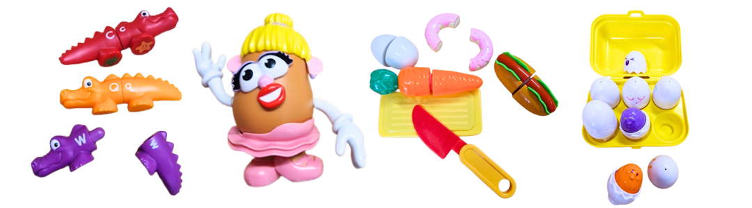 Example Of Connecting And Pulling Toys
